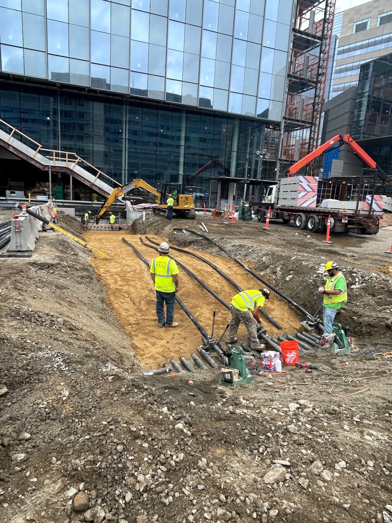 geothermal system installation