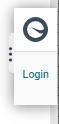status showing login link