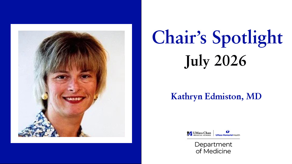 Chair's Spotlight, July 2026, Kathryn Edmiston, MD