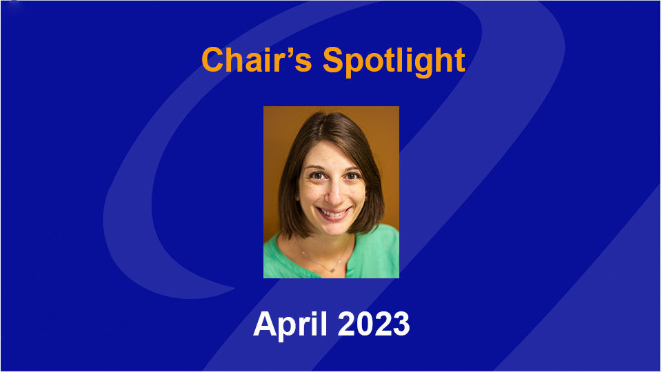 Chair's Spotlight: Elena Byhoff, MD, MSc