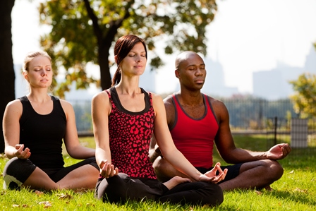 yoga in the park 