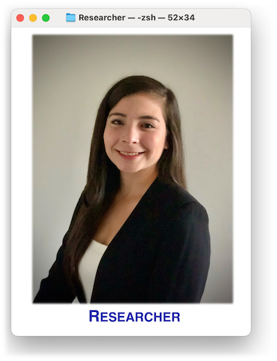  Maria Garcia Dominguez, neurology resident and research assistant in Hemond Lab