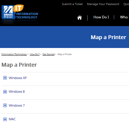 Map a Printer