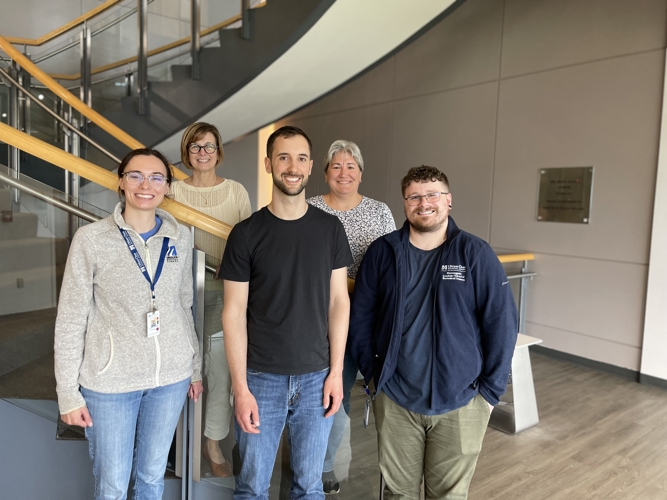 Photo of the members of the Shaw Lab from 06182025