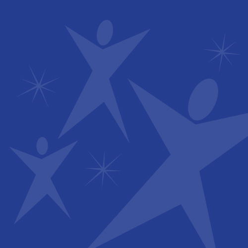 blue box for placeholder