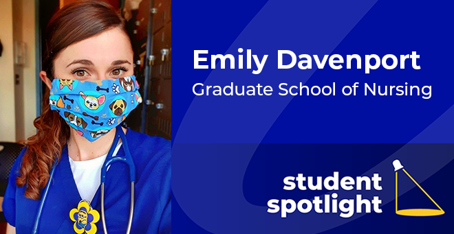 Like mother, like daughter: GSN student Emily Davenport grew up with extra caring touch